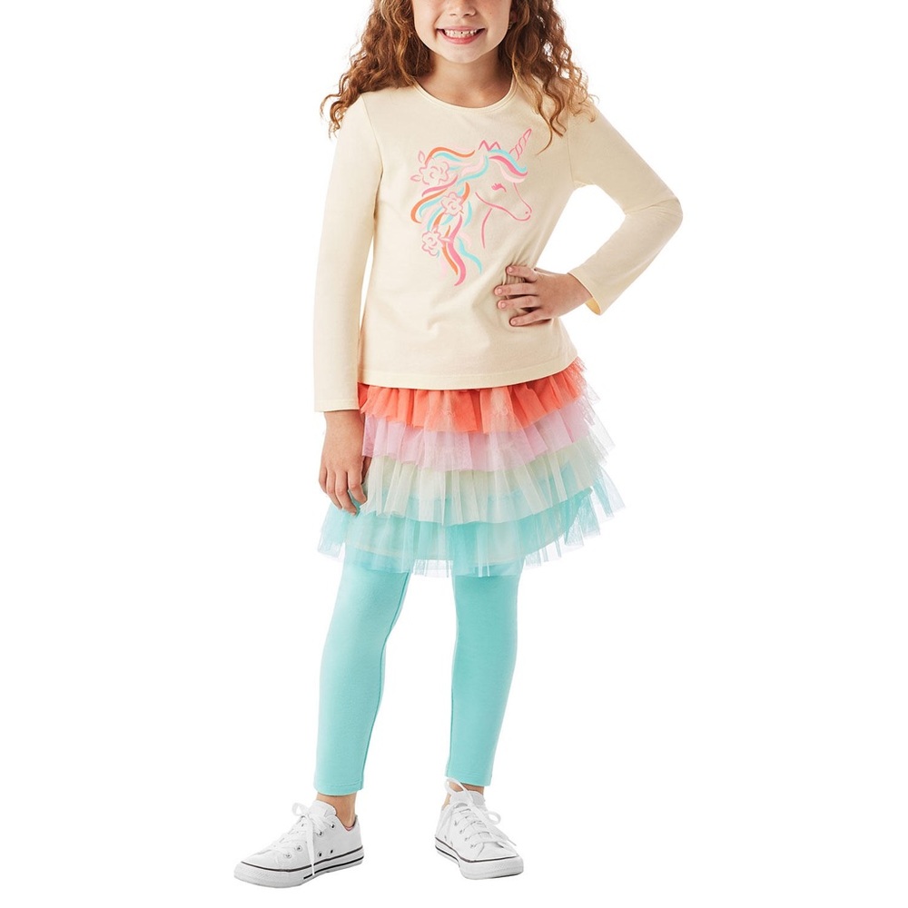 Member's Mark Girls' 3 Piece Tutu Set Mix & Match Fun Unicorn Graphics Size 12